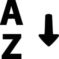From A To Z Sticker Svg Vector, Free Vectors File